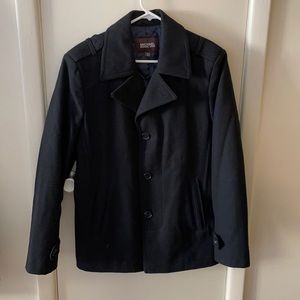 Michael Kors Black Pea Coat - Small